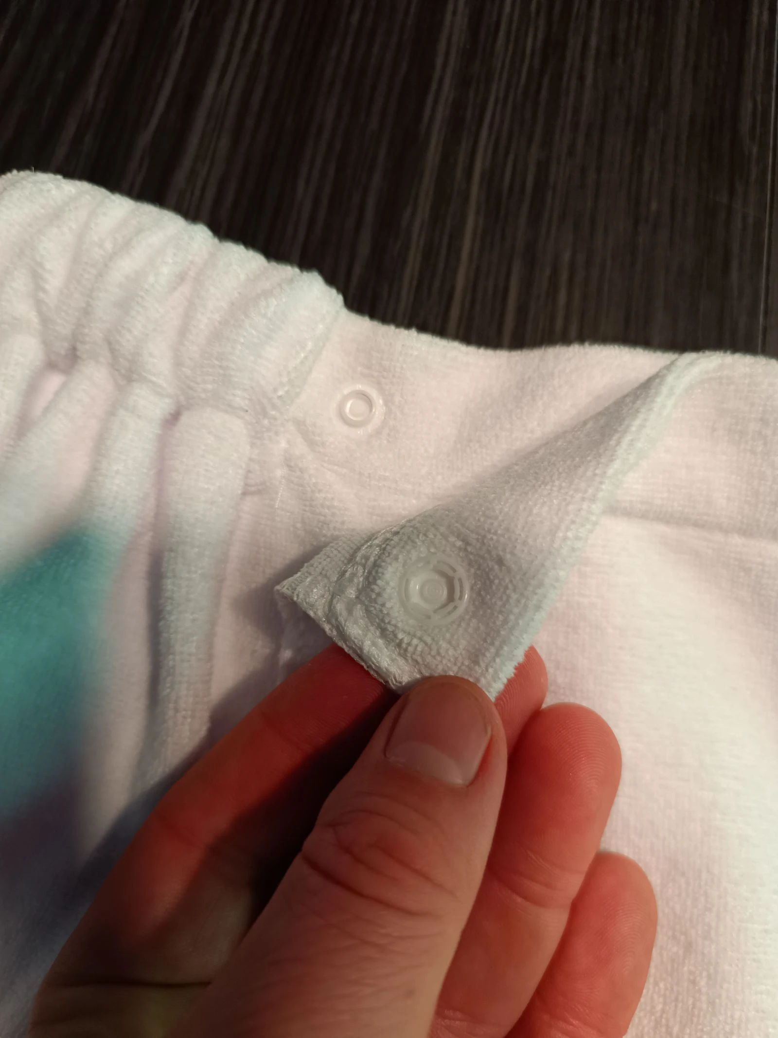 Witte badhanddoek met tailleomvang – photo 6